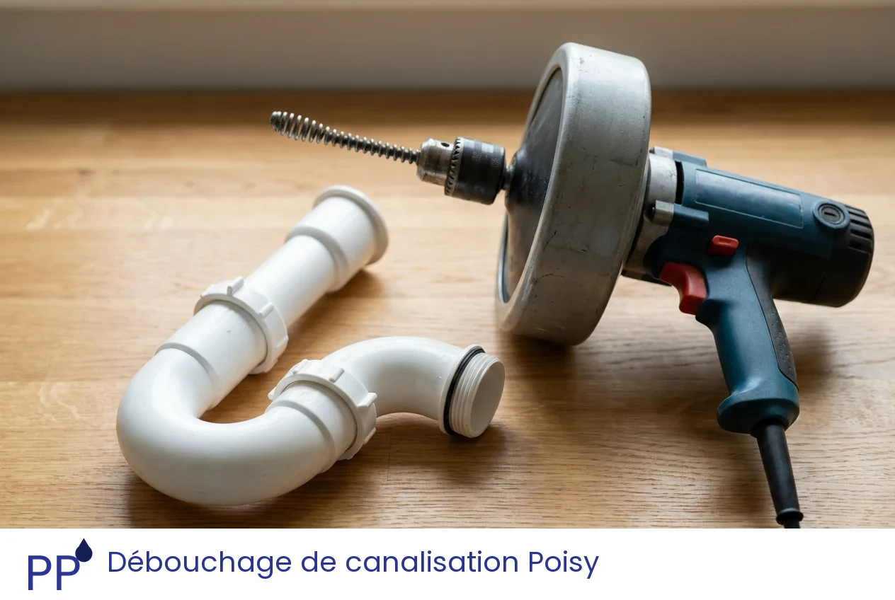Débouchage de canalisation à Poisy
