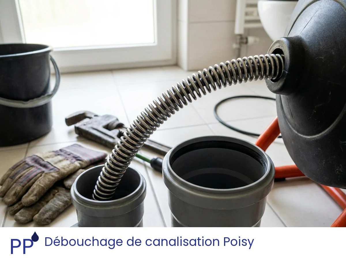 Débouchage de canalisation à Poisy