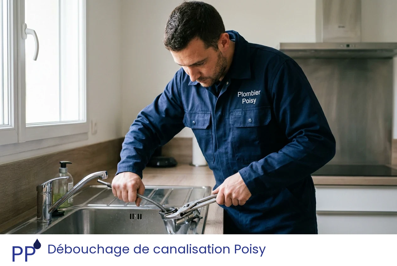 Débouchage de canalisation à Poisy