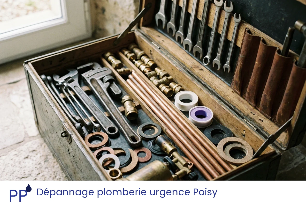 Dépannage plomberie urgence à Poisy