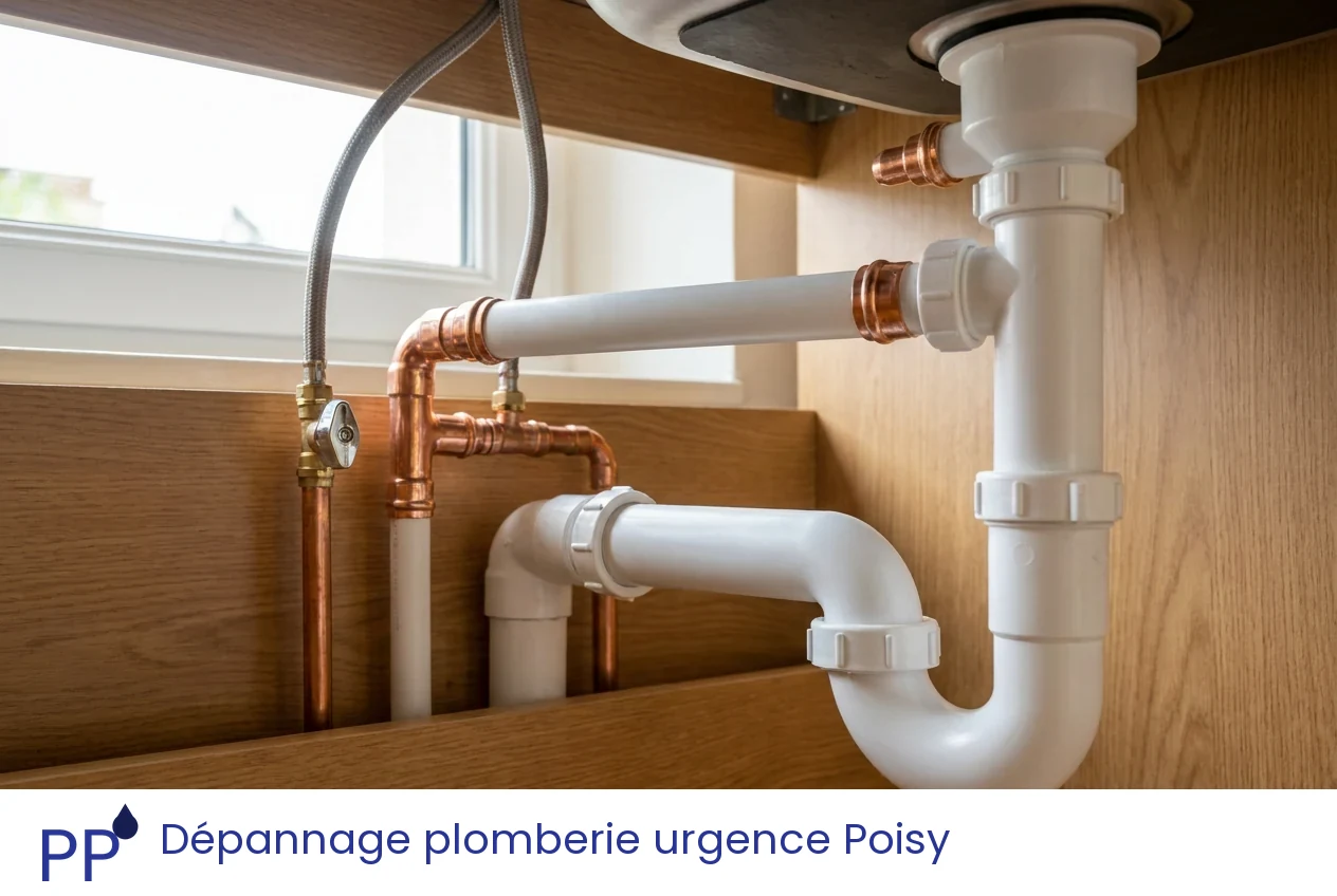 Dépannage plomberie urgence à Poisy