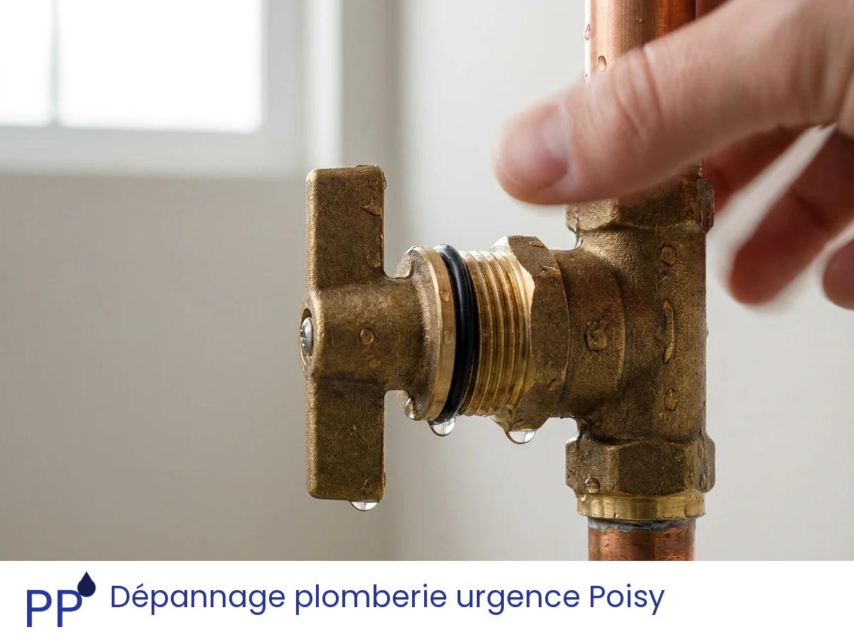 Dépannage plomberie urgence à Poisy