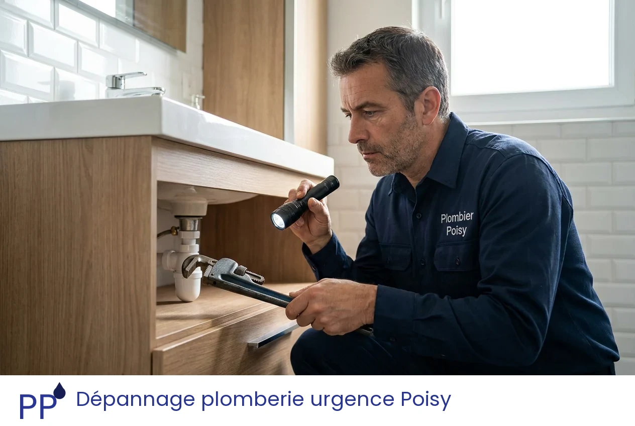 Dépannage plomberie urgence à Poisy