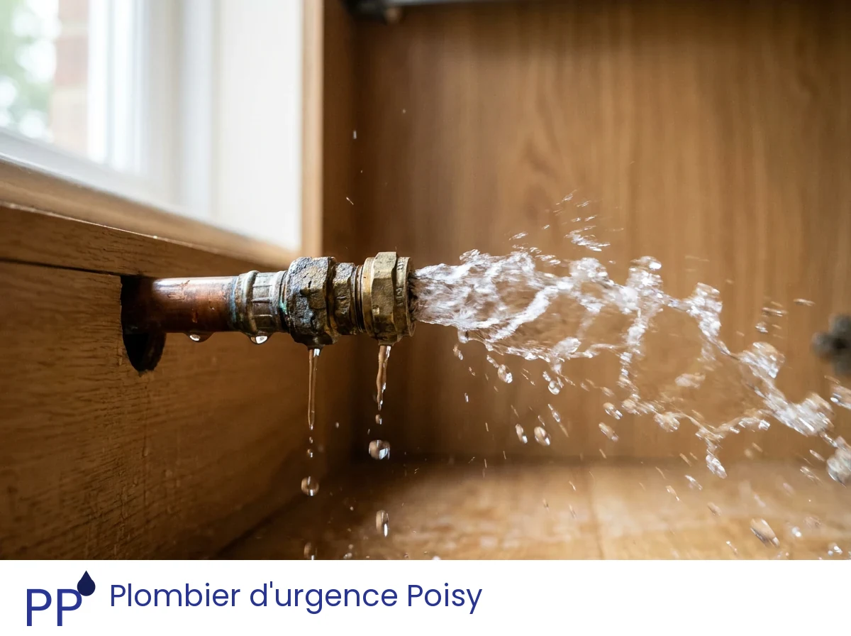 Plombier d'urgence à Poisy