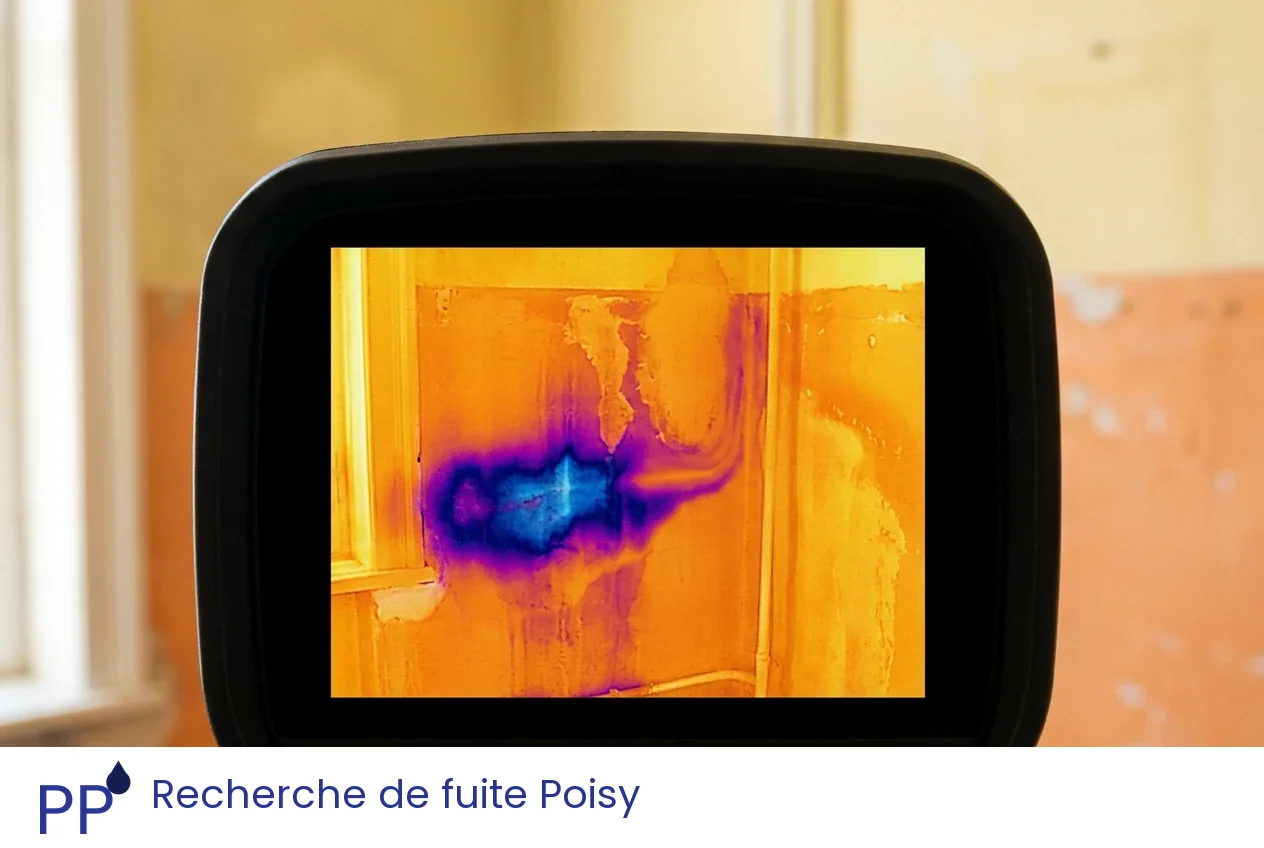 Recherche de fuite à Poisy