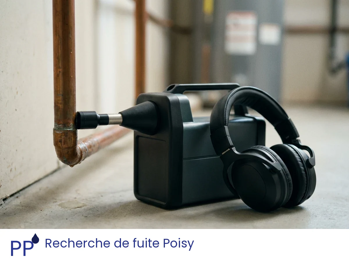 Recherche de fuite à Poisy