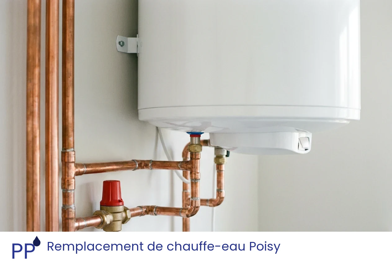Remplacement de chauffe-eau à Poisy