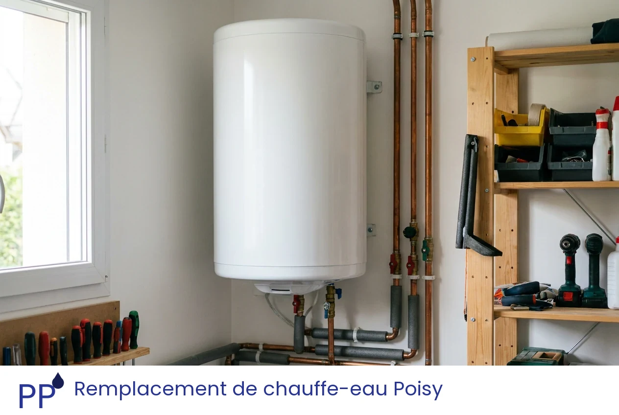 Remplacement de chauffe-eau à Poisy