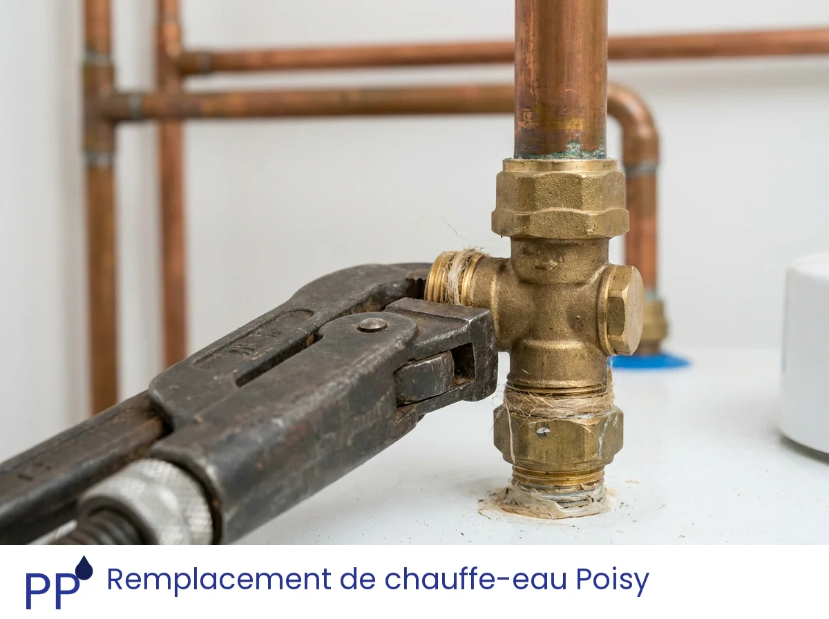 Remplacement de chauffe-eau à Poisy