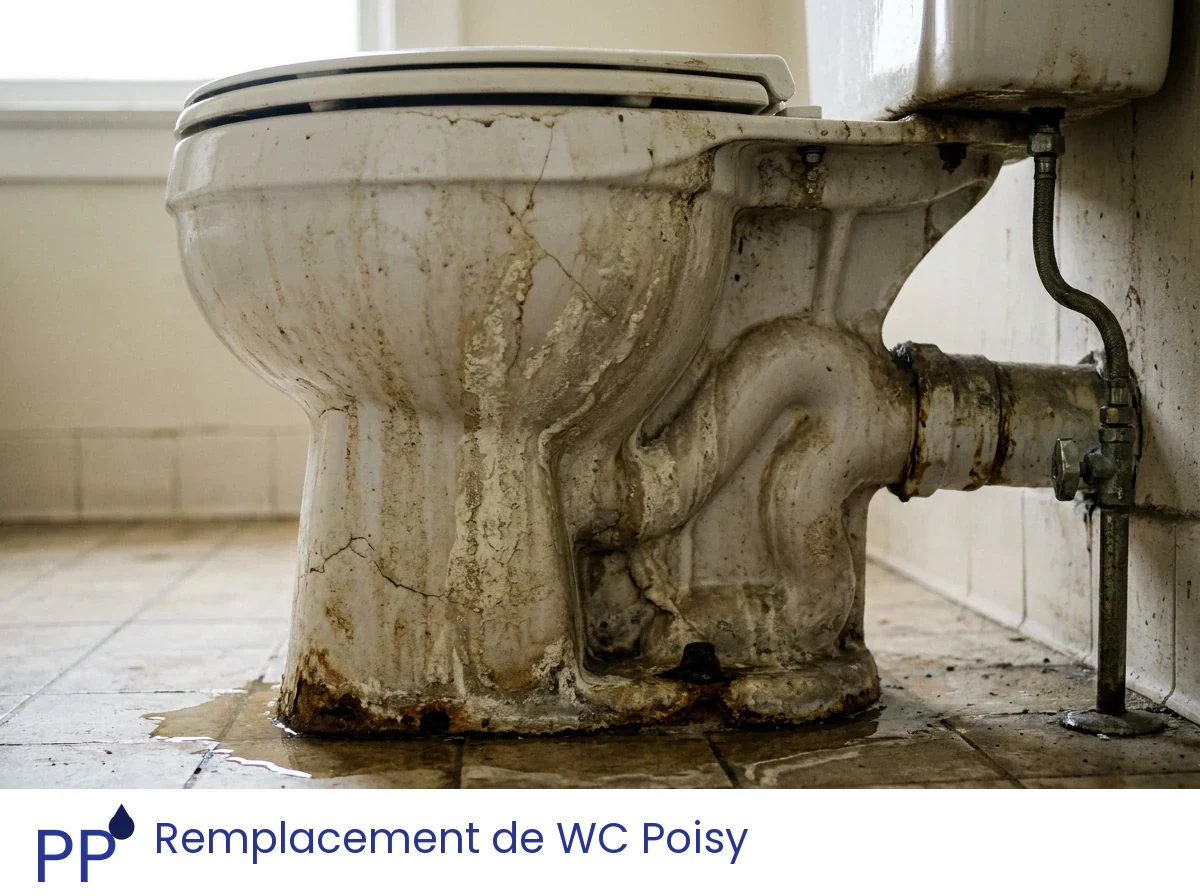 Remplacement de WC à Poisy