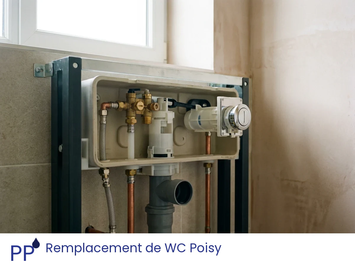 Remplacement de WC à Poisy