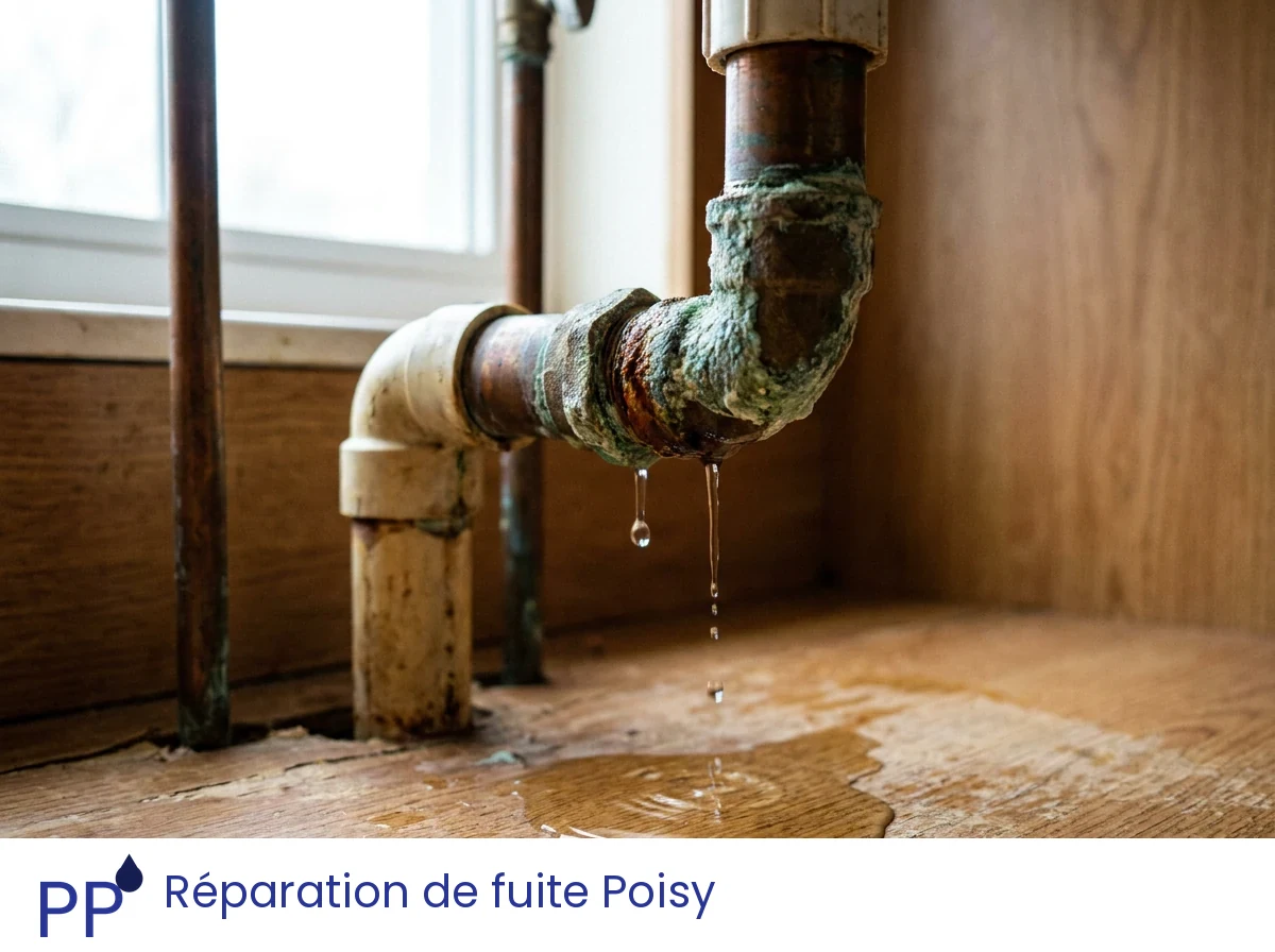 Réparation de fuite à Poisy