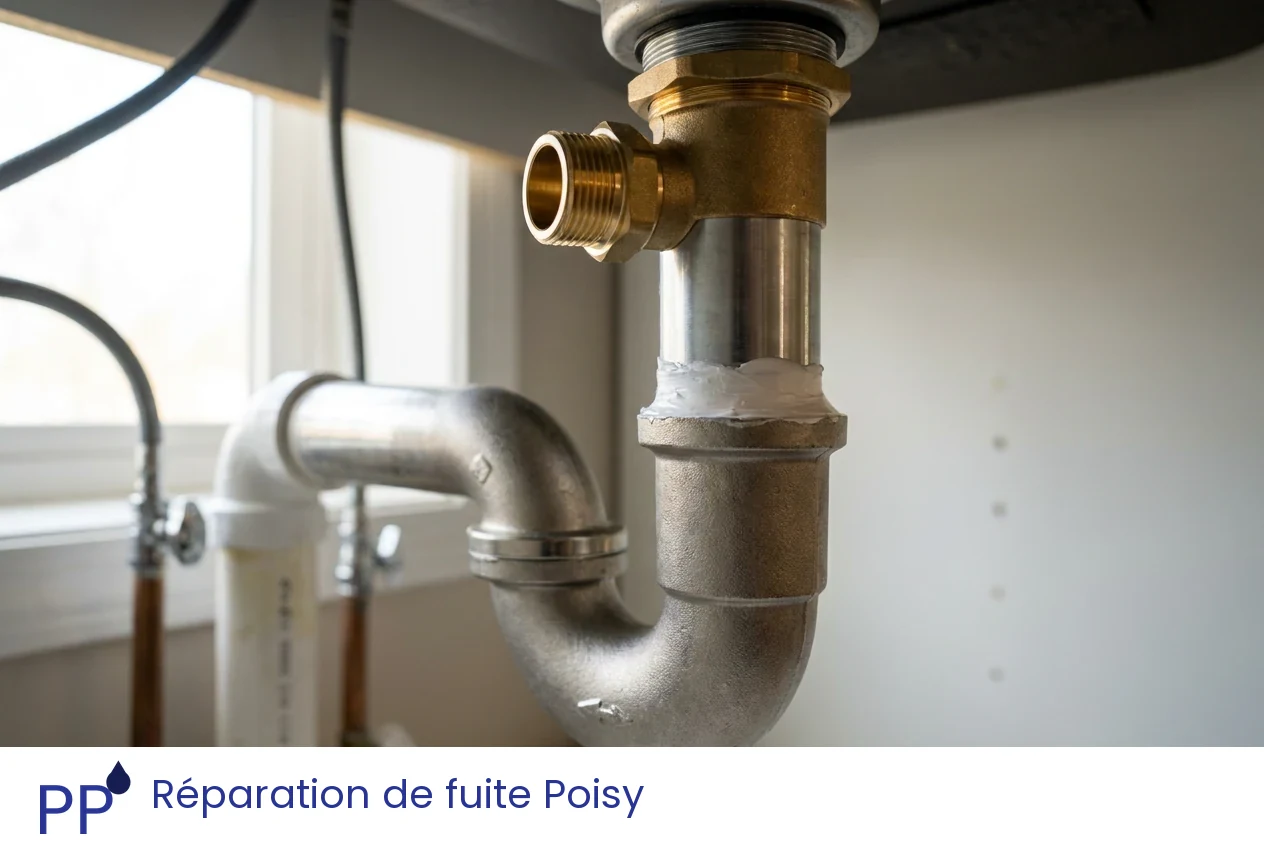 Réparation de fuite à Poisy