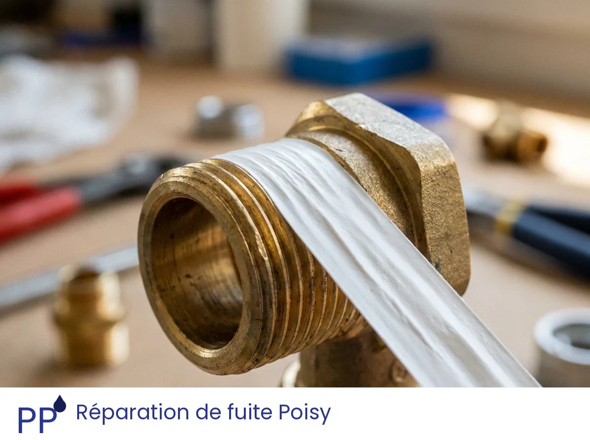 Réparation de fuite à Poisy