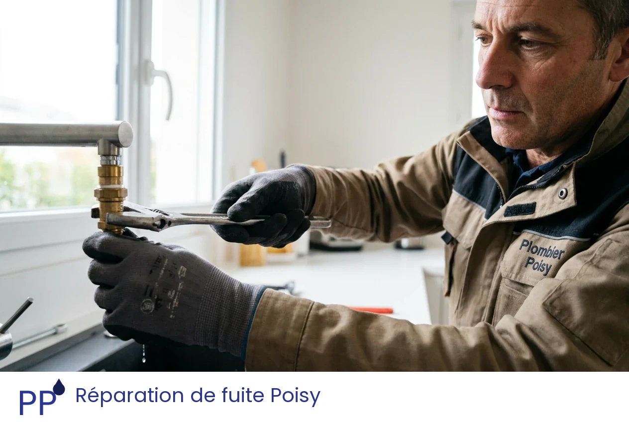Réparation de fuite à Poisy